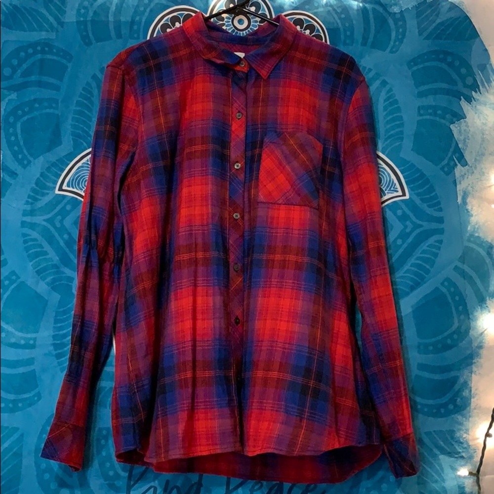 Gap plaid button down